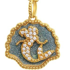 18k Disney Little Mermaid Ariel Necklace
